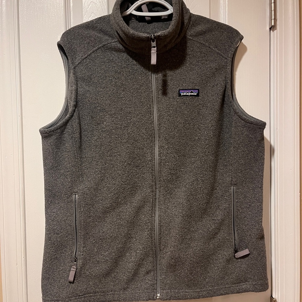 Patagonia Women’s Fleece Vest Grey Size XL